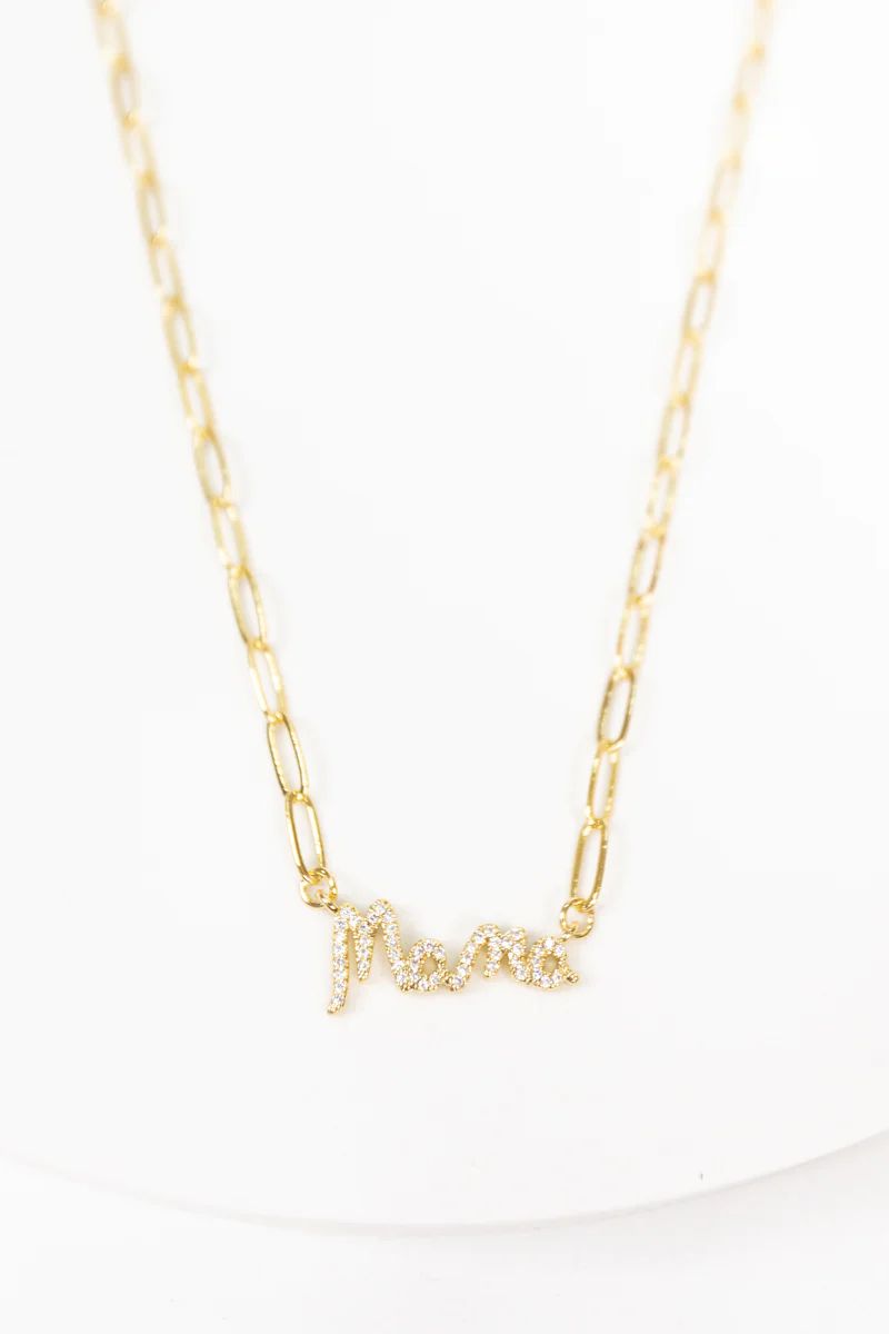 Mama Gold Necklace by Treasure Jewels | Avara