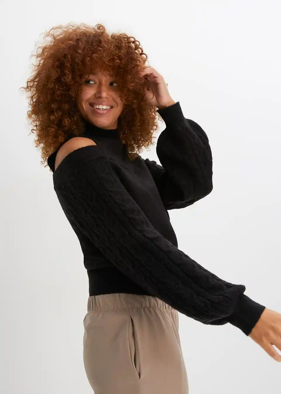 Schulterfreier Pullover | Bonprix DE