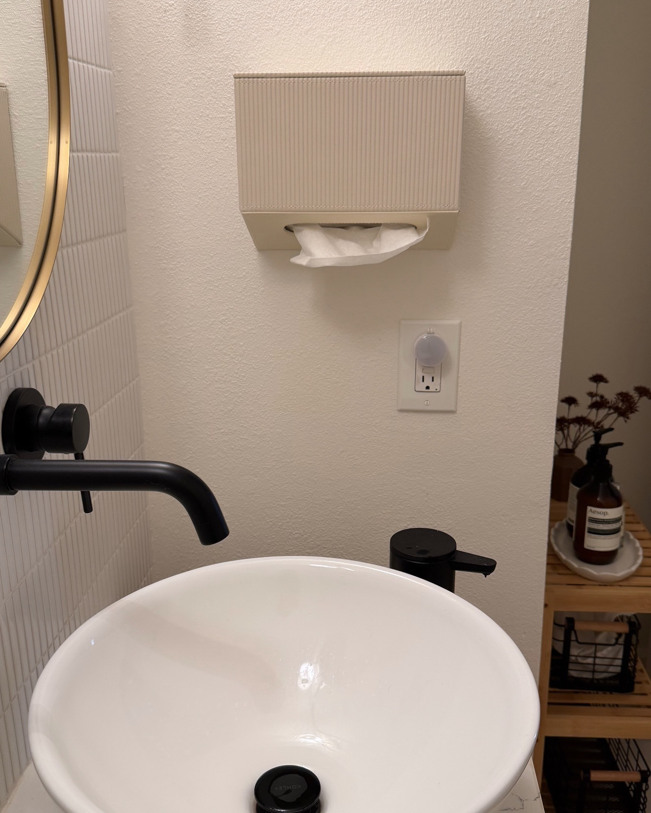 Beautiful aesthetically pleasing disposable hand towel dispenser! Fits the Kleenex hand towel box perfectly! We removed our mini towel rack and installed this for guest bedroom! 

#LTKHome #LTKmomlife #LTKKids