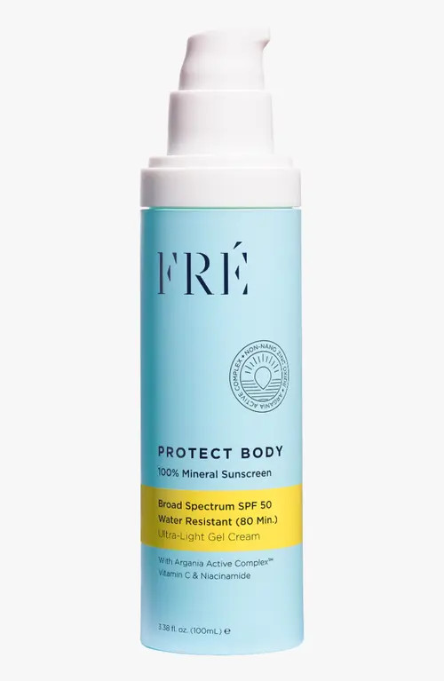 FRÉ Skincare PROTECT BODY 100% Mineral Sunscreen SPF 50 in White at Nordstrom | Nordstrom