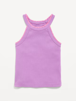 Fitted Halter Tank Top for Toddler Girls | Old Navy (US)