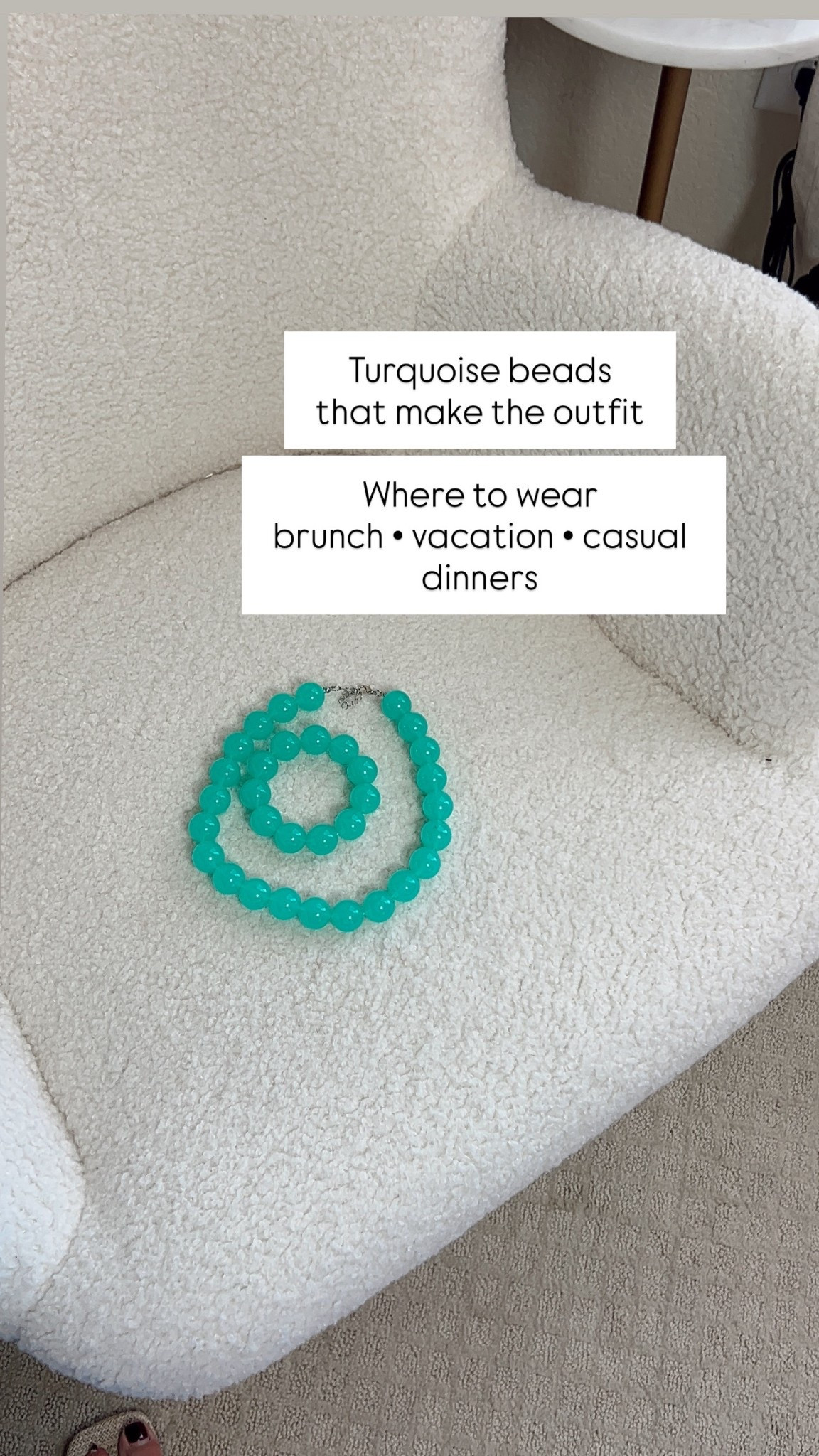  ✨Tap the bell, save and ❤️ for over 40 fashion, midlife style, midsize fashion and luxury looks for less. 

Turquoise beads
that make the outfit

Where to wear
brunch • vacation • casual dinners


👑"Helping you look good, feel good!" - Lindsey Denver

Spring looks, Midlife style for real women who want to feel confident again. Over 40 fashion and over 50 style that works with changing bodies, perimenopause shifts, and real life. Think midsize fashion, Gen X style and up, body confidence, and mom outfits that feel polished, comfortable, and elevated...because style over 45 and over 50 should feel effortless, not stressful. 


#LTKSaleAlert #LTKMidsize #LTKOver40