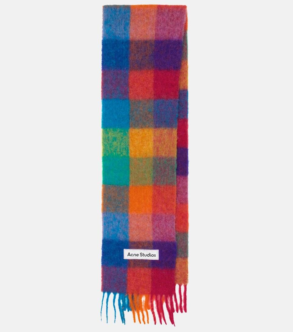 Checked alpaca wool-blend scarf | Mytheresa (US/CA)