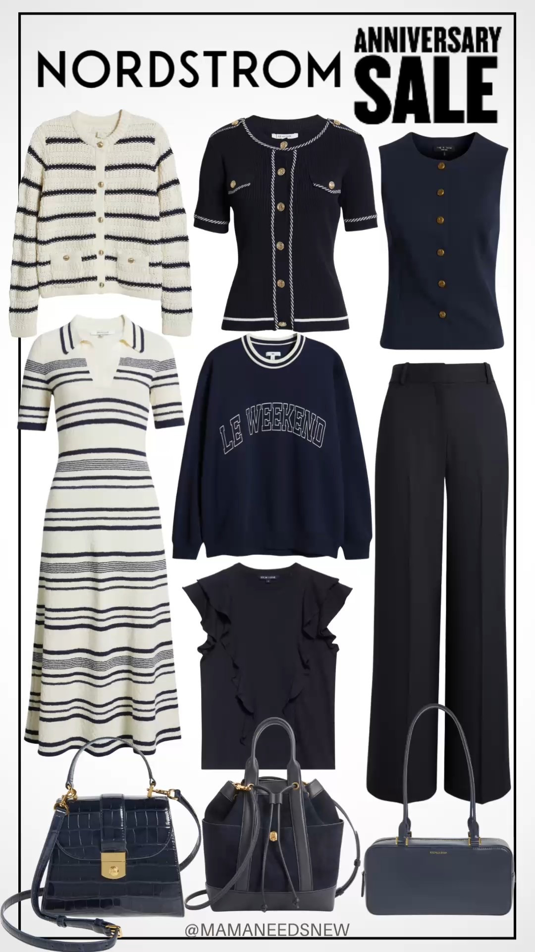 Favorite navy pieces from Nordstrom Anniversary sale 💙

#LTKStyleTip #LTKItBag #LTKSaleAlert