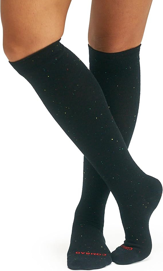 Comrad Recycled Cotton Knee High Socks - 15-20mmHg Graduated Compression Socks - Soft & Breathabl... | Amazon (US)