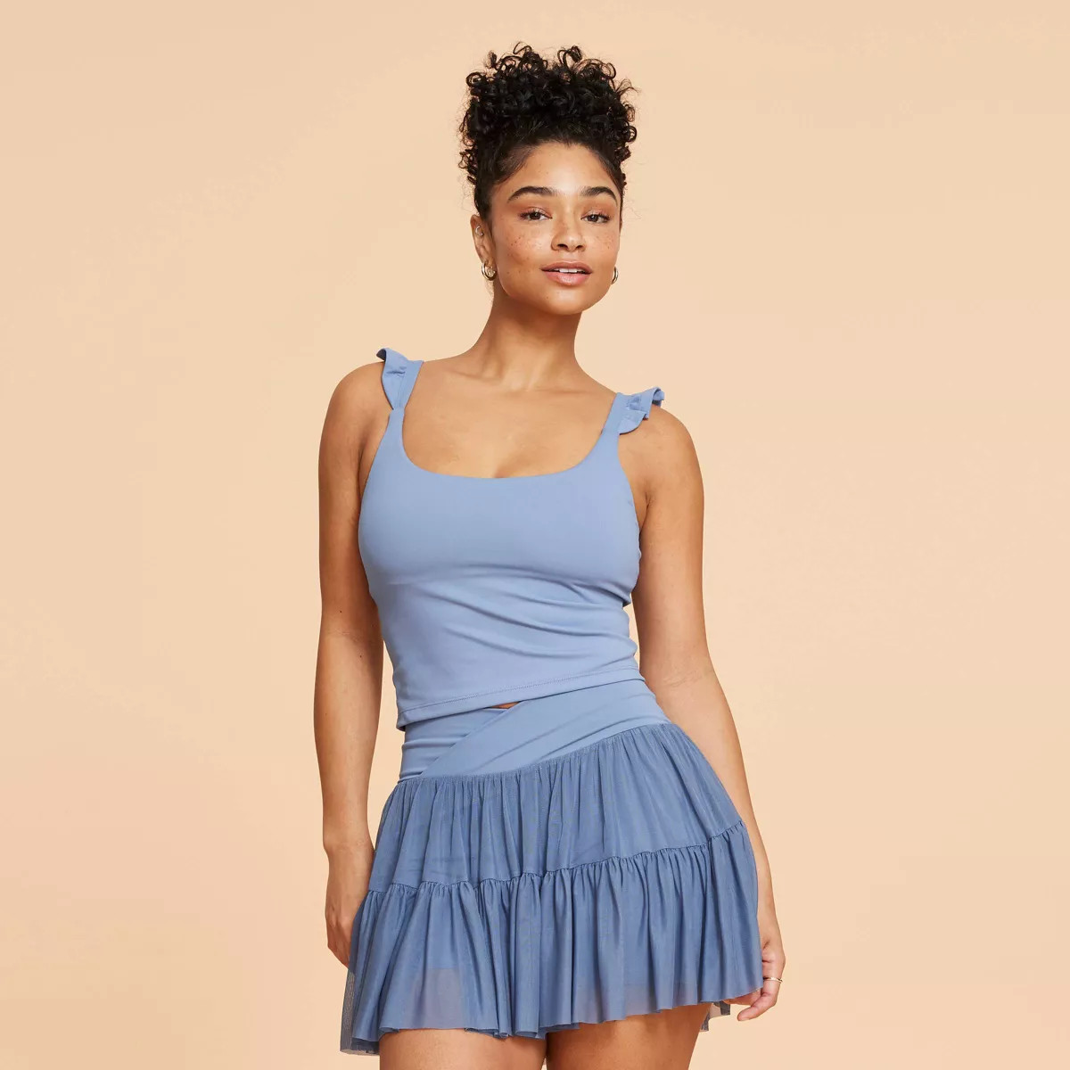Blogilates Women's Ruffle Tank Top | Target