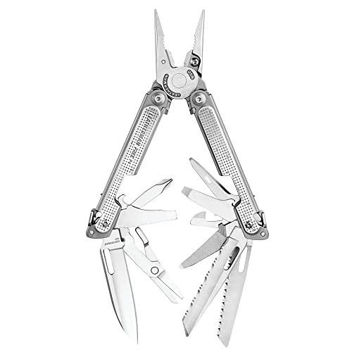 LEATHERMAN, FREE P4 Multitool with Magnetic Locking, One Size Hand Accessible Tools and Premium Nylon Sheath and Pocket Clip, Made in the USA | Amazon (US)