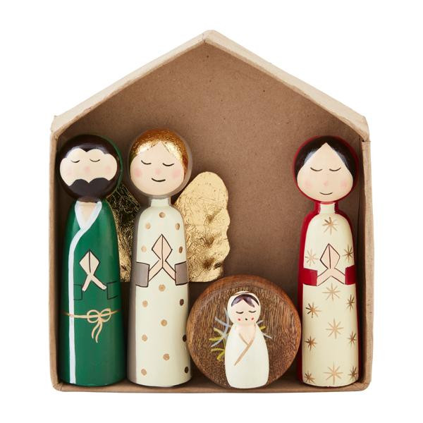 Nativity peg set | Mud Pie