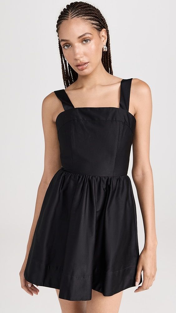 alice + olivia Saige Wide Strap Tie Back Mini Dress | Shopbop | Shopbop