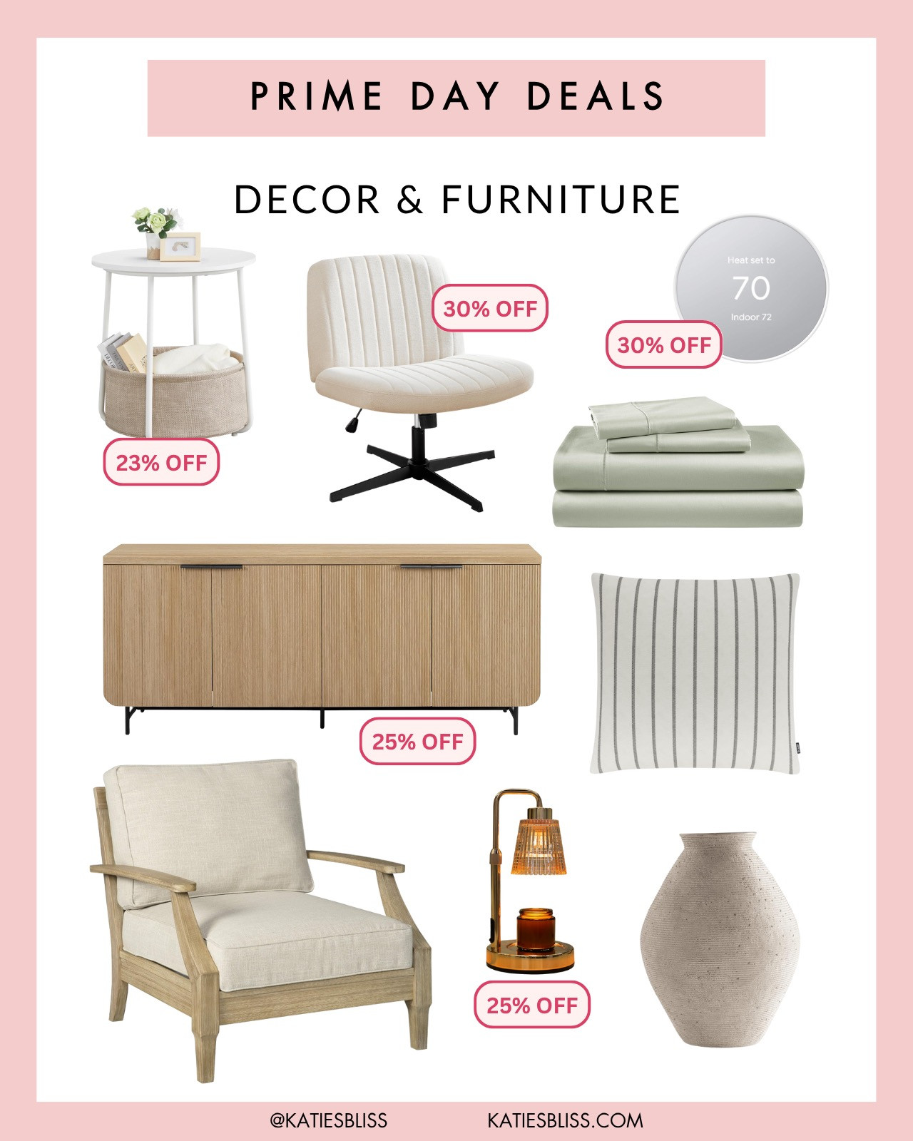 Amazon Prime Day Deals ✨ home decor & furniture 

Sale Alert. Markdowns. Deals. Prime. Home. Decor. Furniture. Chair. Sheets. Vase. Pillow. 




#LTKHome #LTKSaleAlert #LTKFindsUnder100