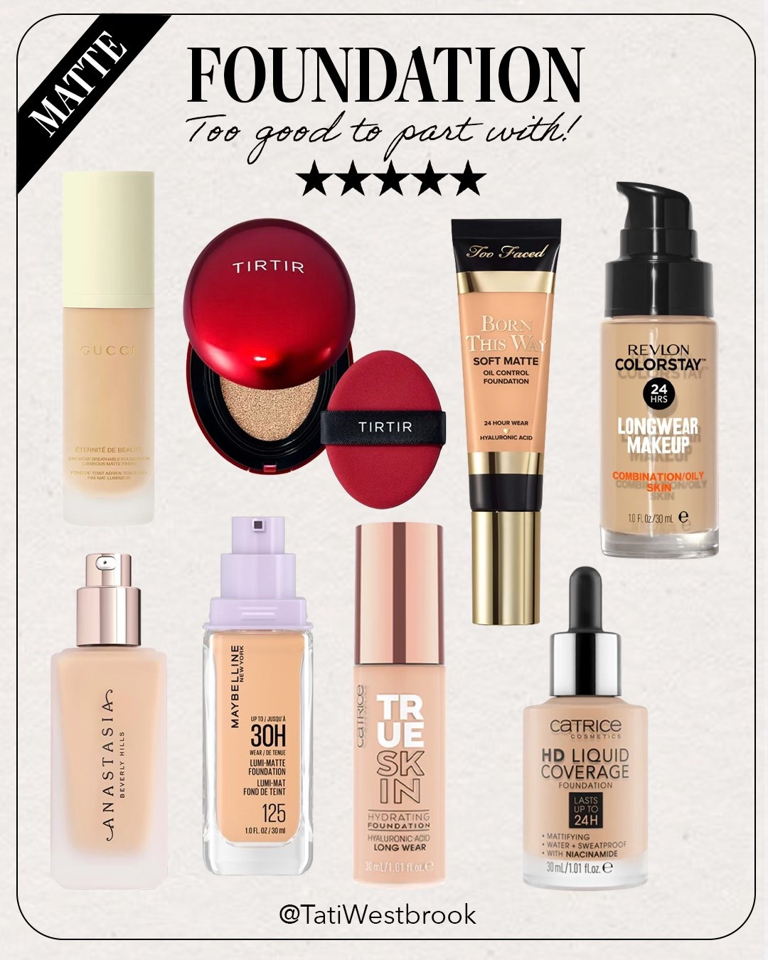 Only the BEST! My all time Fave Matte Foundations! #Foundation #Makeup #BeautyFavorites 

#LTKBeauty