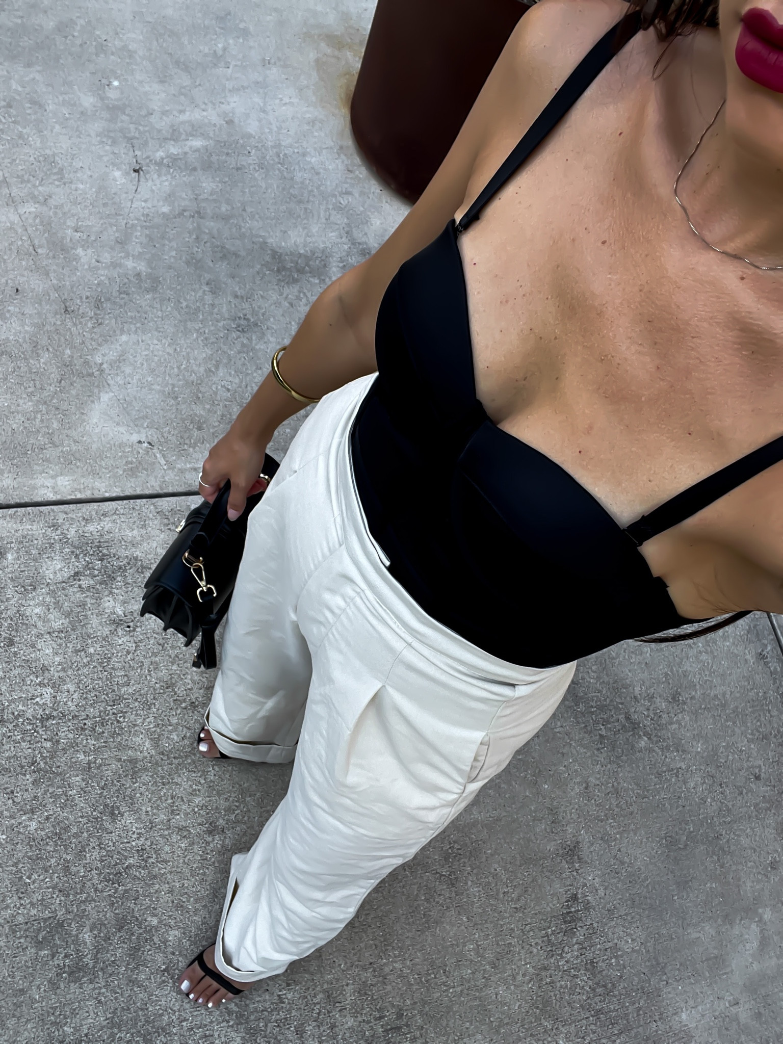 Chic date night outfit completely from Amazon Fashion - this is the second time this week I’ve worn these wide leg pants because I love them so much 

#LTKstyletip #LTKfindsunder50