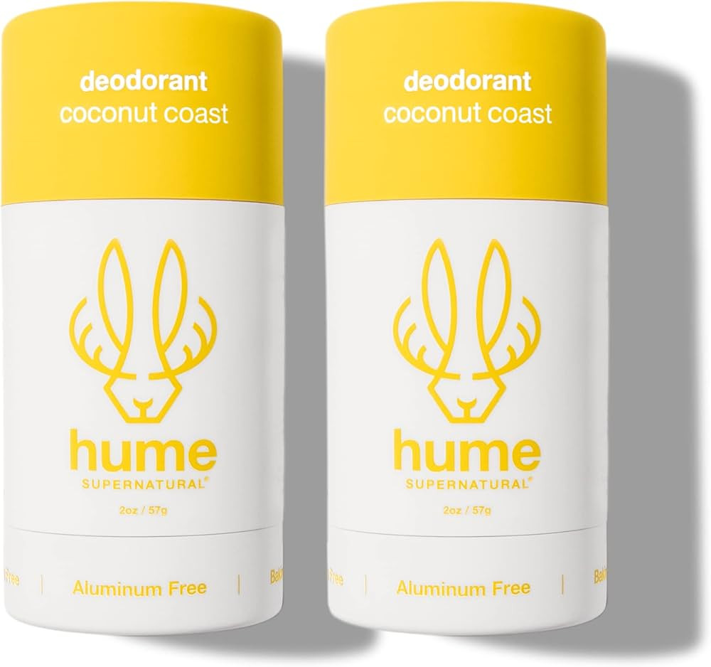 Hume Supernatural Aluminum Free Deodorant for Women & Men - Safe for Sensitive Skin - Probiotic, ... | Amazon (US)