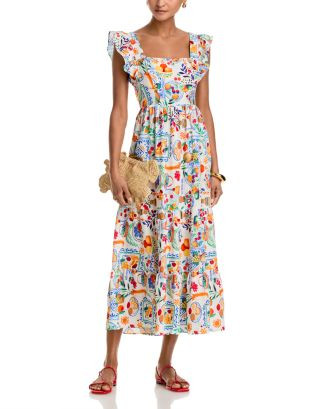 AQUA Picnic Maxi Dress - Exclusive   | Bloomingdale's Women | Bloomingdale's (US)