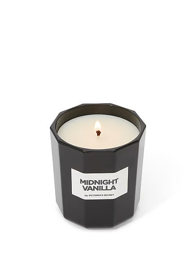 Midnight Vanilla Single Wick Candle, Grey - Women's - Victoria's Secret Beauty | Victoria's Secret (US / CA )