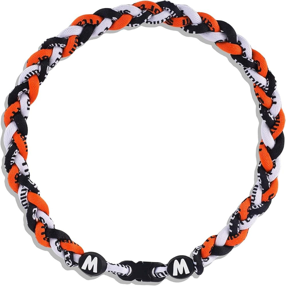 Premium 18inch Baseball Necklace w/Nylon Tri-Braided Rope Tornado Design | Amazon (US)