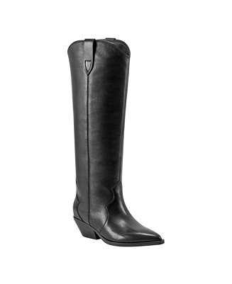 Women's Ander Pointy Toe Block Heel Knee High Dress Boots | Macy's