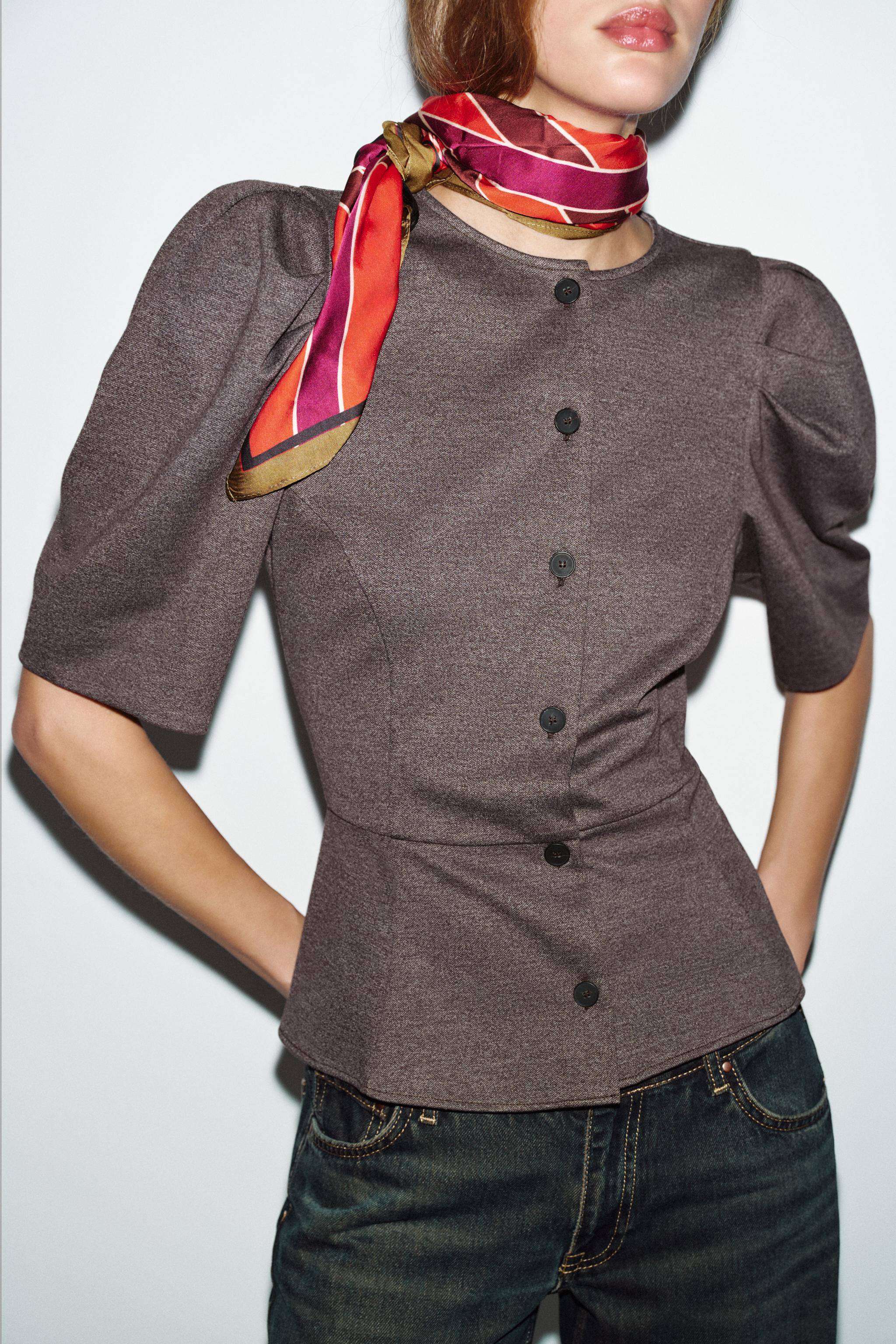 100% VISCOSE STRIPED PRINT SCARF | Zara UK