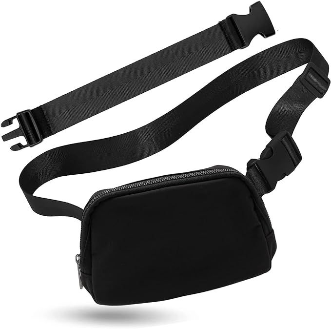Belt Bag with Extender Strap, Fanny Pack Crossbody Bags Christmas Gifts for Women Men, Mini Every... | Amazon (US)