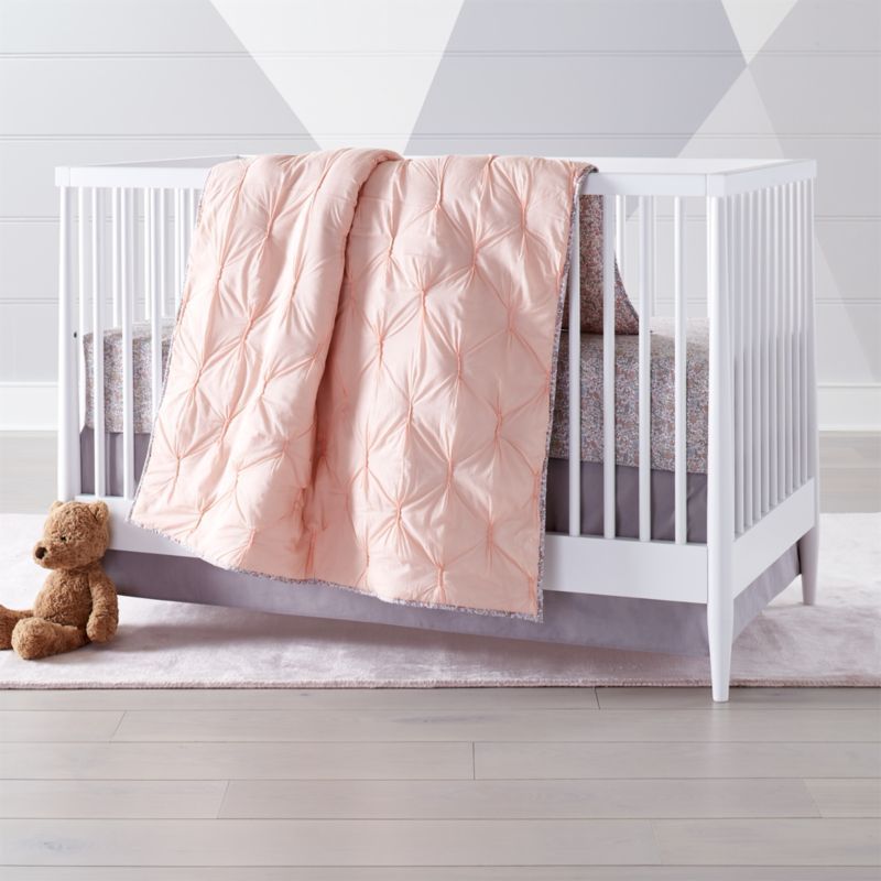 Chic Pink Crib Bedding | Crate & Barrel