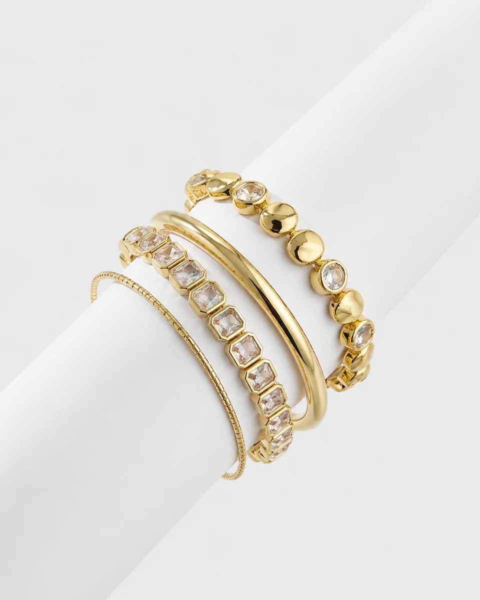 Sand Dollar Bracelet Stack | Allie + Bess