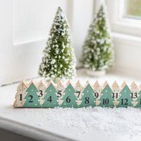 Personalised Wooden Advent Calendar-Christmas -Customised Countdown - With Star - Keepsake Countdown | Etsy (US)