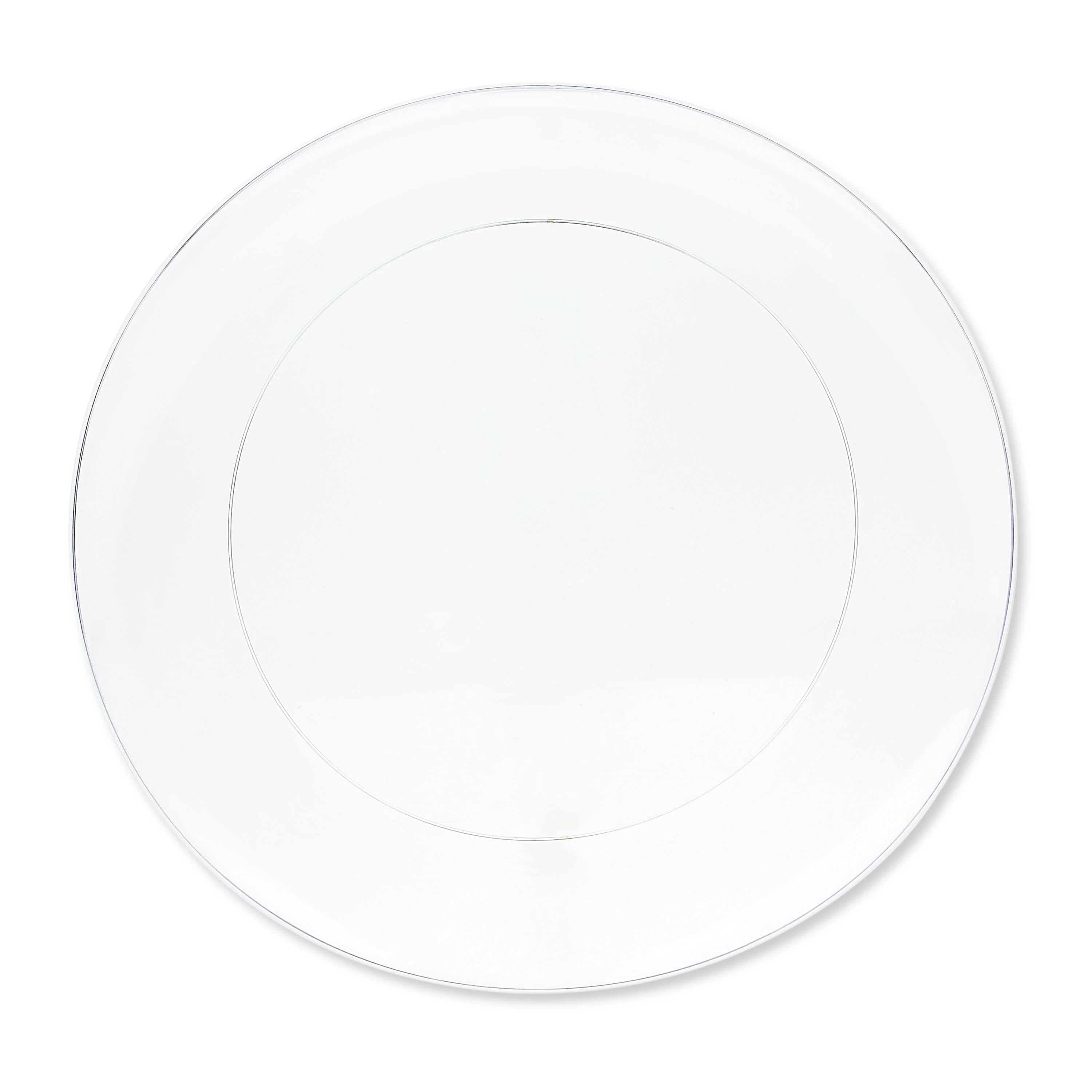 Clear Round Platter, 14", Plastic Material, Party Plate, by Way to Celebrate | Walmart (US)