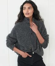 Boucle Button Pullover | Jenni Kayne