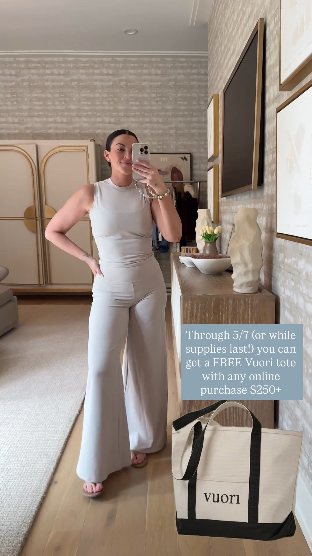 @Vuori US DreamKnit™️ Collection is 10/10. I wear S tops/M bottoms/M jackets. Through 5/7 (or while supplies last!) you can get a free tote with any online purchase $250+ 
#vuoripartner 

#LTKActive #LTKmomlife #LTKMothersDay