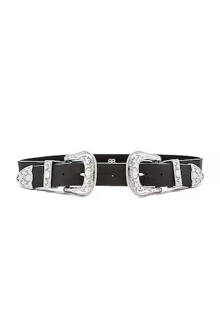 Bri Bri Waist Belt in Black & Silver | Revolve Clothing (Global)