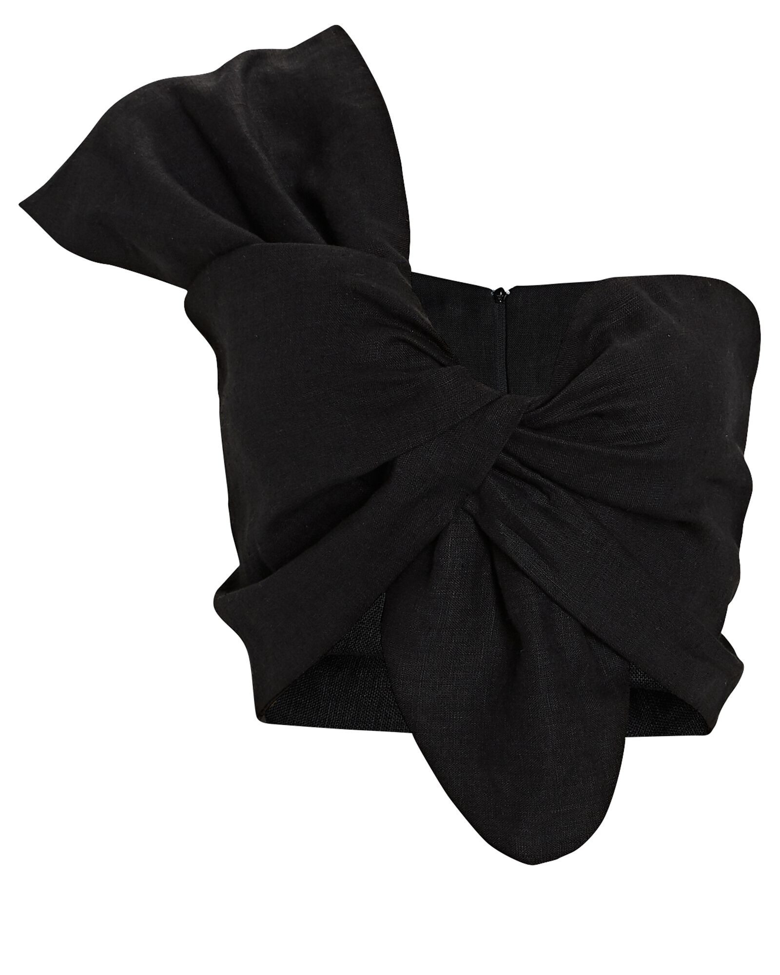 Sol Knotted One-Shoulder Crop Top | INTERMIX