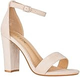 ILLUDE Women’s Open Toe Ankle Strap Chunky Block High Heel - Formal, Wedding, Party Classic Hee... | Amazon (US)
