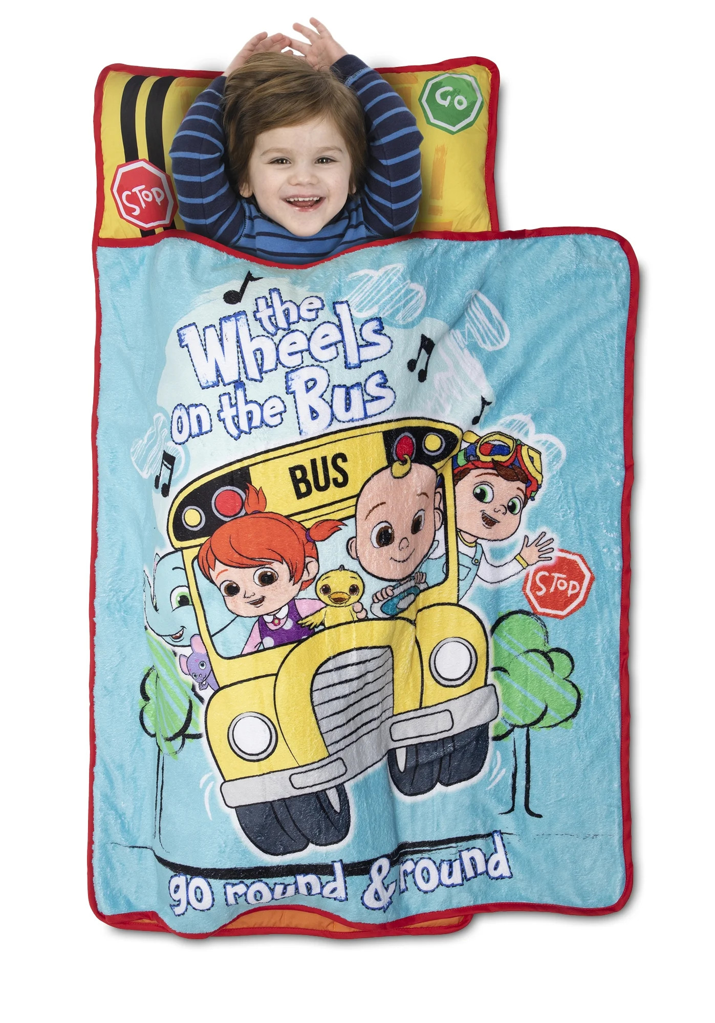 Cocomelon "Wheels on the Bus" Toddler Nap Mat | Walmart (US)