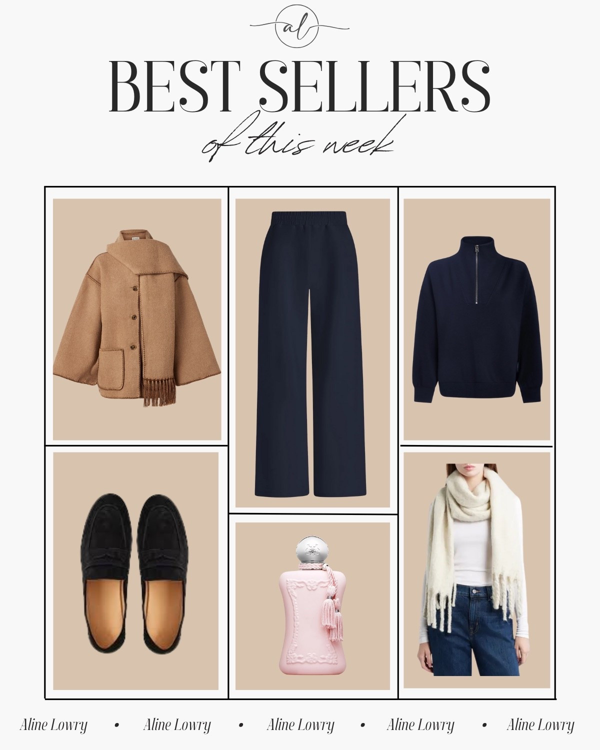 Best sellers of this week! 
Scarf coat, fringe scarf, half-zip sweater, wide leg pant, Delina perfume, suede loafer 

#LTKSeasonal #LTKootd #LTKU