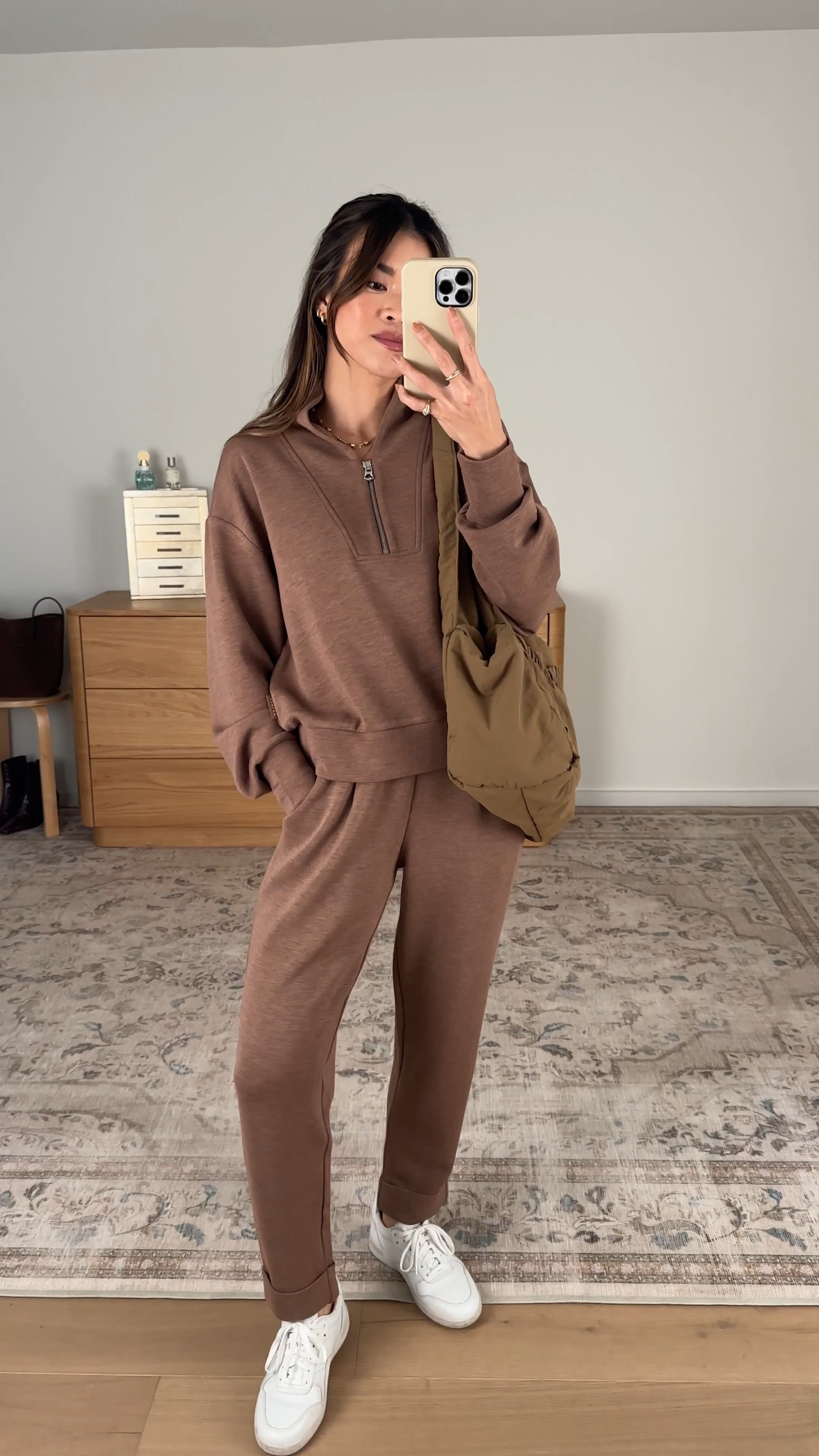 I love the color of this @Varley set! Perfect for fall.

Sizing info: 
-Varley Davidson Sweat (Size XS in Golden Bronze Marl) 
-Varley The Rolled Cuff Pant 25" (Size XXS with 25” Inseam in Golden Bronze Marl)

petite fashion, get dressed with me, outfit inspiration, ootd, nashville outfit, Nashville influencer, petite style, vacation style, casual outfits, mom style, petite pants, fall outfits, fall outfit info, fall pants, fall outfit idea, fall top, fall sweater, fall shoes, Varley, Varley tryon, Varley unboxing, Varley for petite, sweat sets, cozy matching set,

#LTKootd #LTKfitnessgoals #LTKPetite