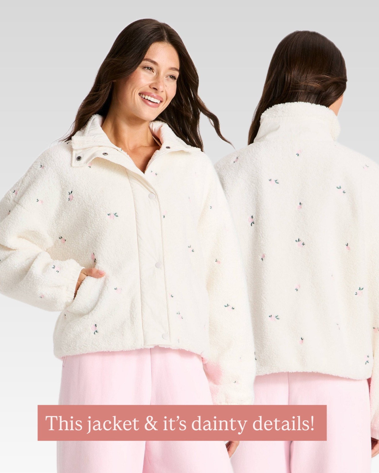 I know it's still too warm to wear jackets like this, but I had to snag this for later fall/into winter! Love the details!

Loverly Grey, Target, athleisure, activewear, active jacket, fleece jacket 

 #LTKSeasonal