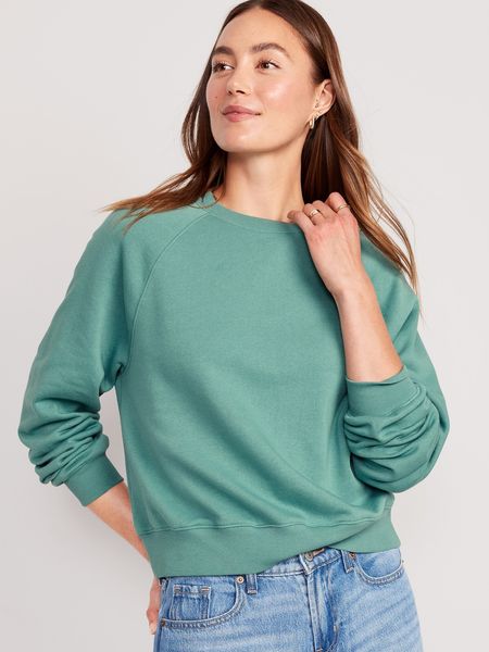 Vintage Crew-Neck Sweatshirt for Women | Old Navy (US)