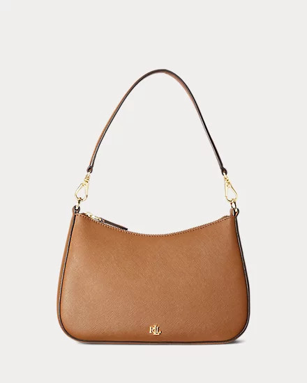 Crosshatch Leather Medium Danni Bag | Ralph Lauren (UK)