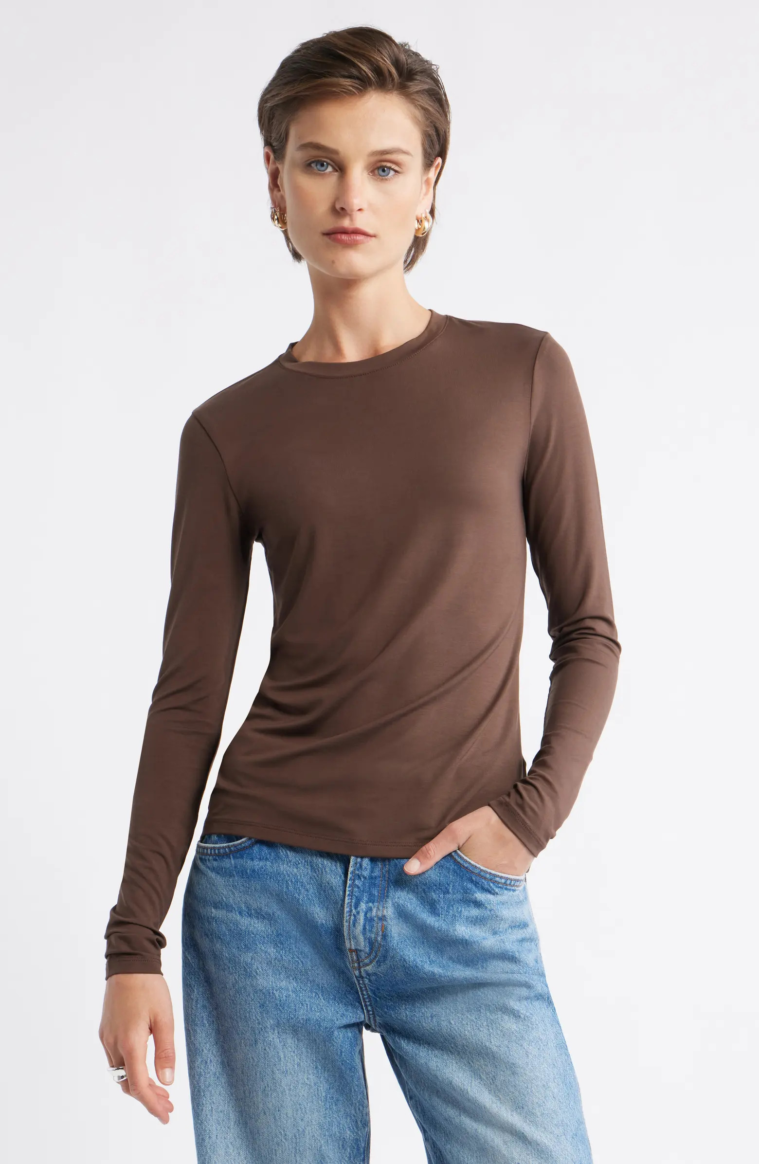 Long Sleeve Crewneck T-Shirt | Nordstrom
