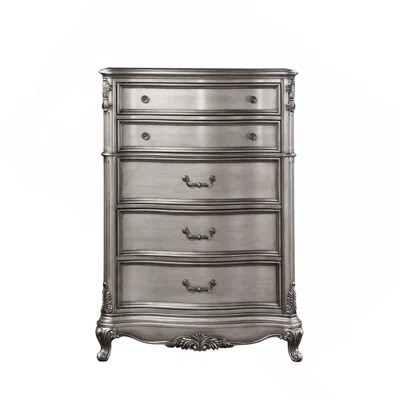 Ariadne Antique Platinum Finish Chest | Wayfair North America