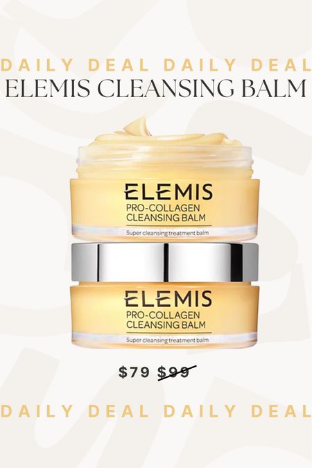 Love this daily deal, Elemis Cleansing Balm is on sale!

Elemis, Elemis on sale, pro collagen cleansing balm, qvc deal, skincare, beauty on sale

#LTKbeauty #LTKsalealert