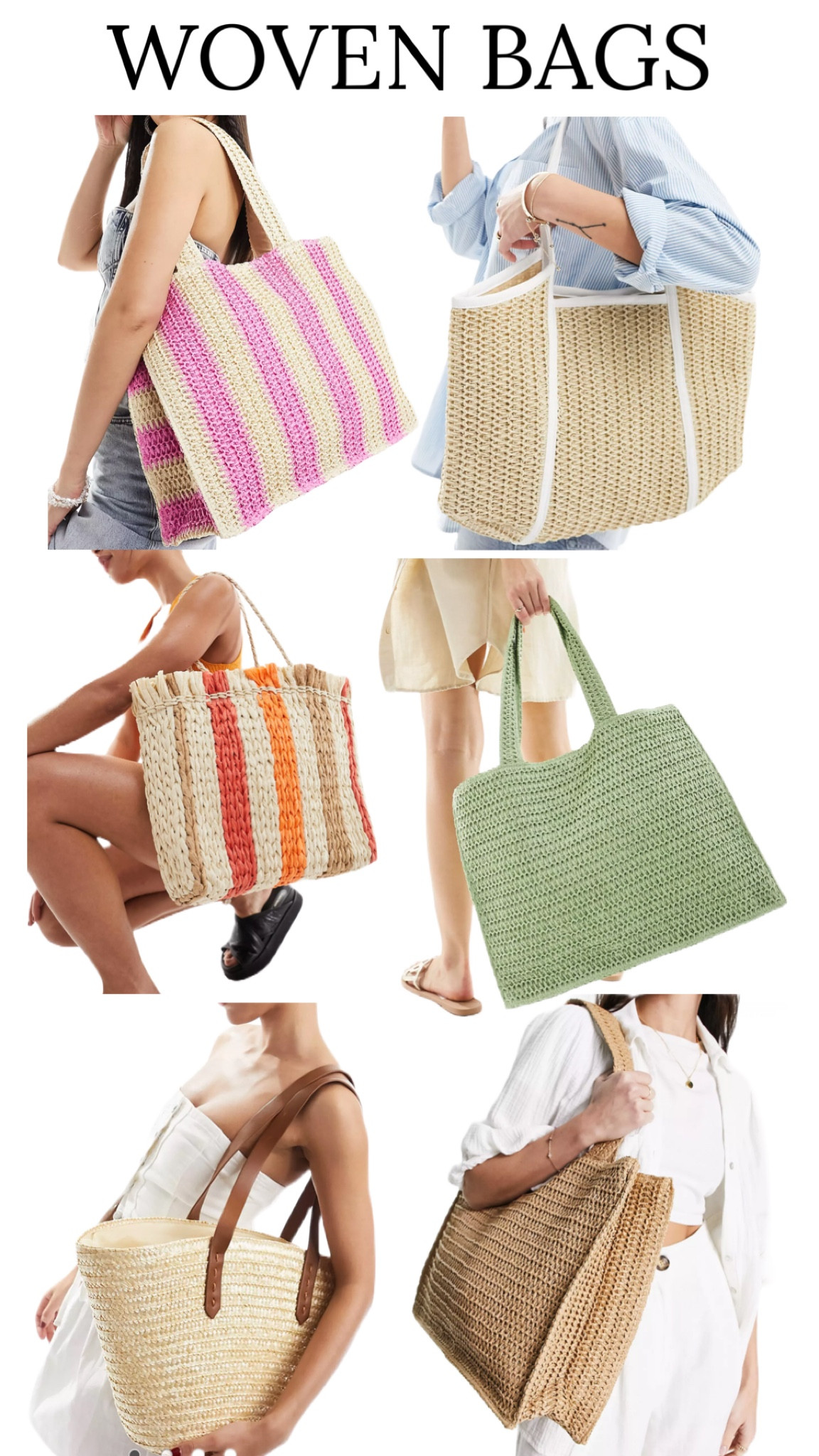 SUMMER FASHION TRENDS: Woven summer beach bags 🌼💕

#LTKFindsUnder100 #LTKFindsUnder50 #LTKStyleTip