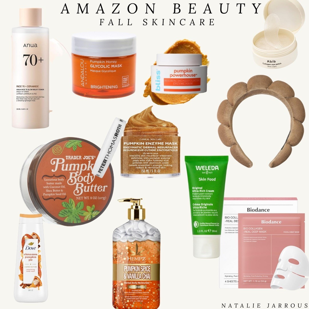 Your skin deserves a fall reset 🍂✨ Think deep hydration, dewy glow, and all things cozy. These Amazon fall skin + body care must-haves keep you soft, smooth, and radiant through sweater season 🤎 From creamy body butters to hydratingskin products— your fall skincare routine just got a major upgrade

#FallSkincare #GlowySkin #HydratedSkin #FallSelfCare #LTKBeauty #AmazonBeautyFinds #CozySeasonGlow #SkincareRoutine #BodyCareEssentials #FallAesthetic #SelfCareSunday #LTKUnder50

#LTKSeasonal #LTKBeauty #LTKFindsUnder50