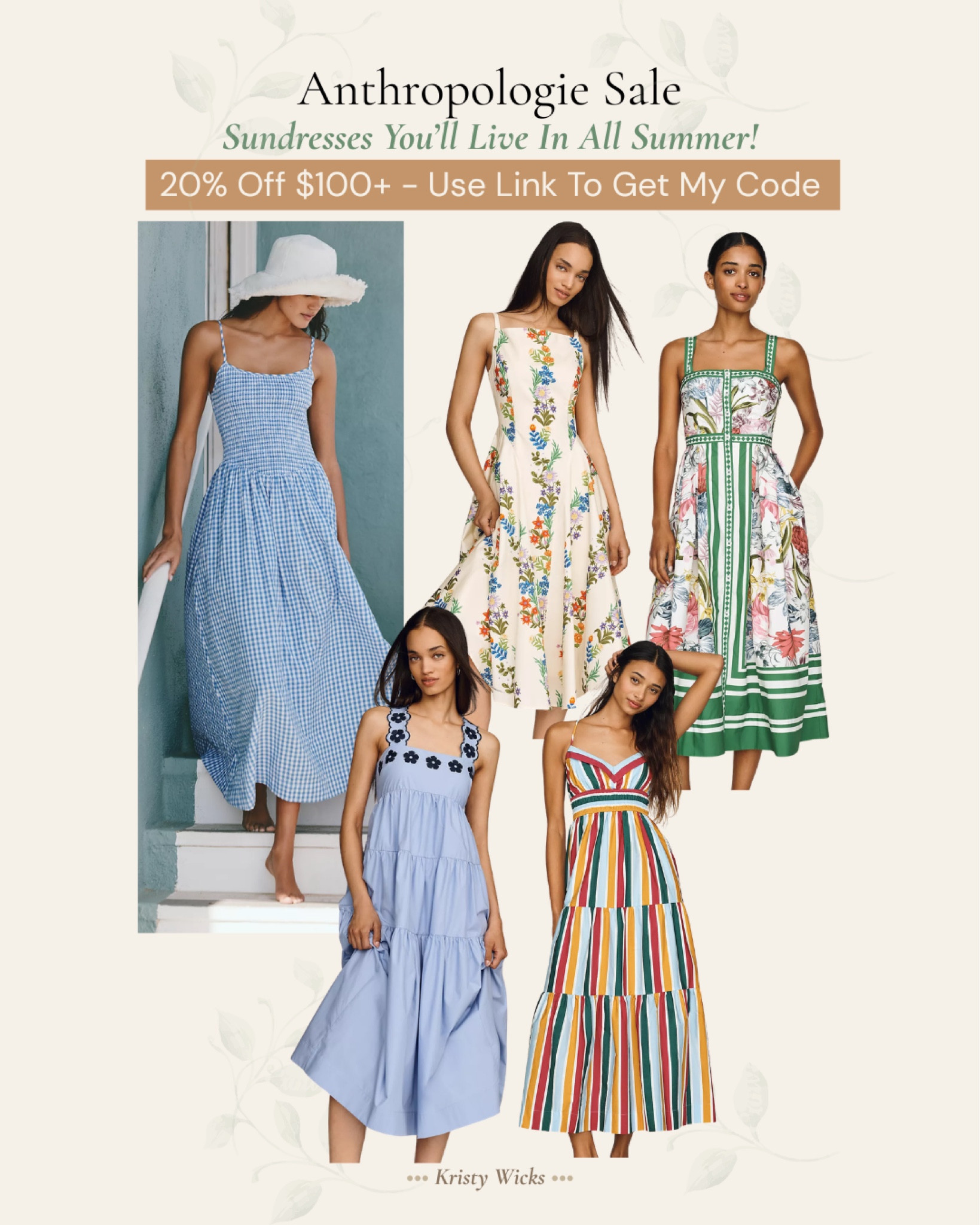 Anthropologie Sale!
Use code:ANTHRO20 at checkout on orders $100+ for 20% off your purchase.

#LTKSaleAlert #LTKTravel