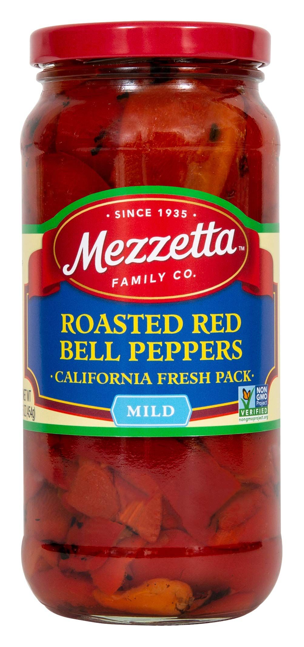 Mezzetta Roasted Red Bell Peppers, 16 Ounce | Amazon (US)