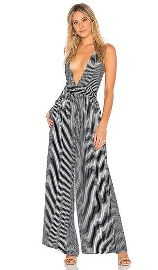 FAITHFULL THE BRAND Riley Jumpsuit in Cap Maison Stripe Print | Revolve Clothing