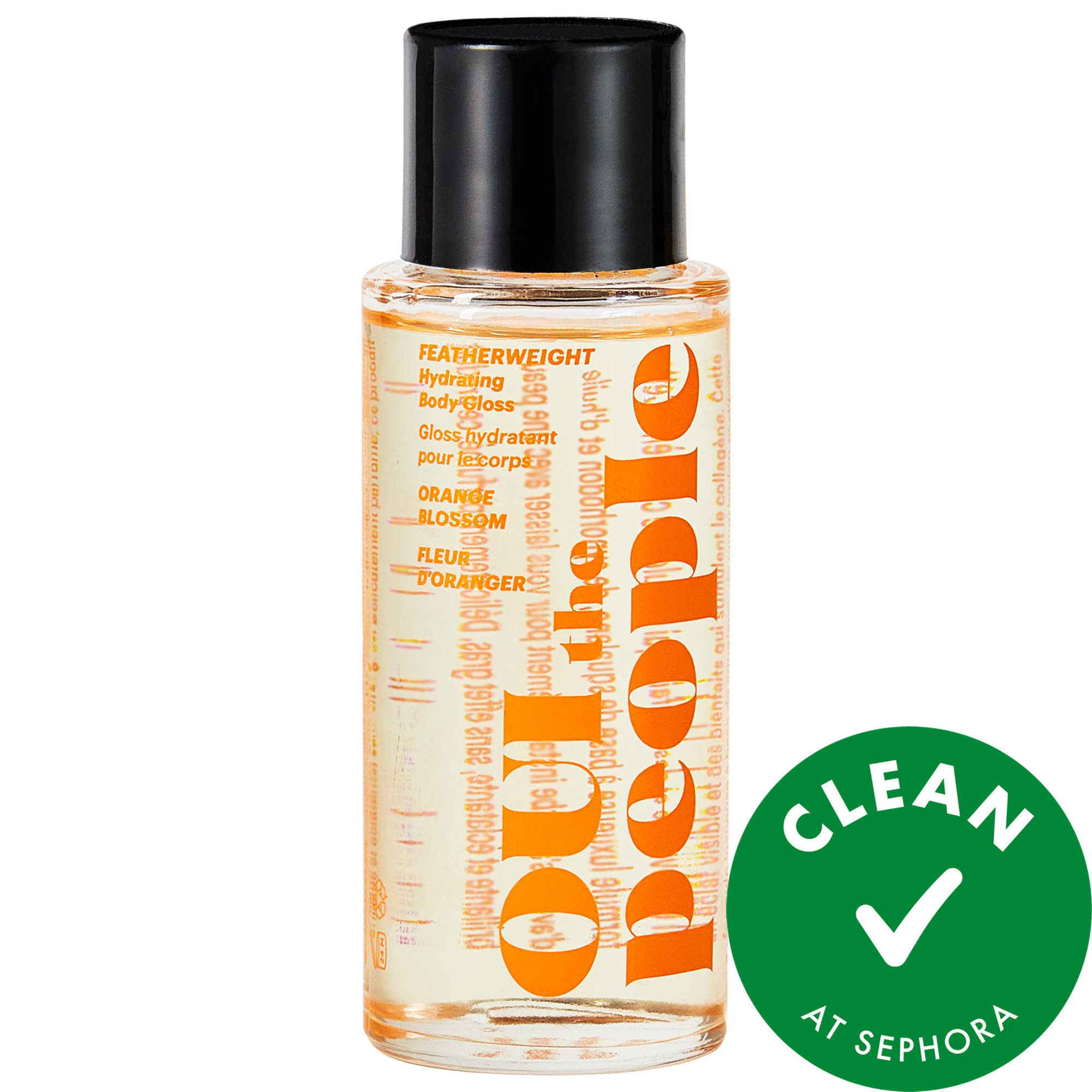 OUI the People Featherweight Hydrating Body Gloss Oil with Squalane Orange Blossom 3.3 oz / 98 ml | Sephora (US)