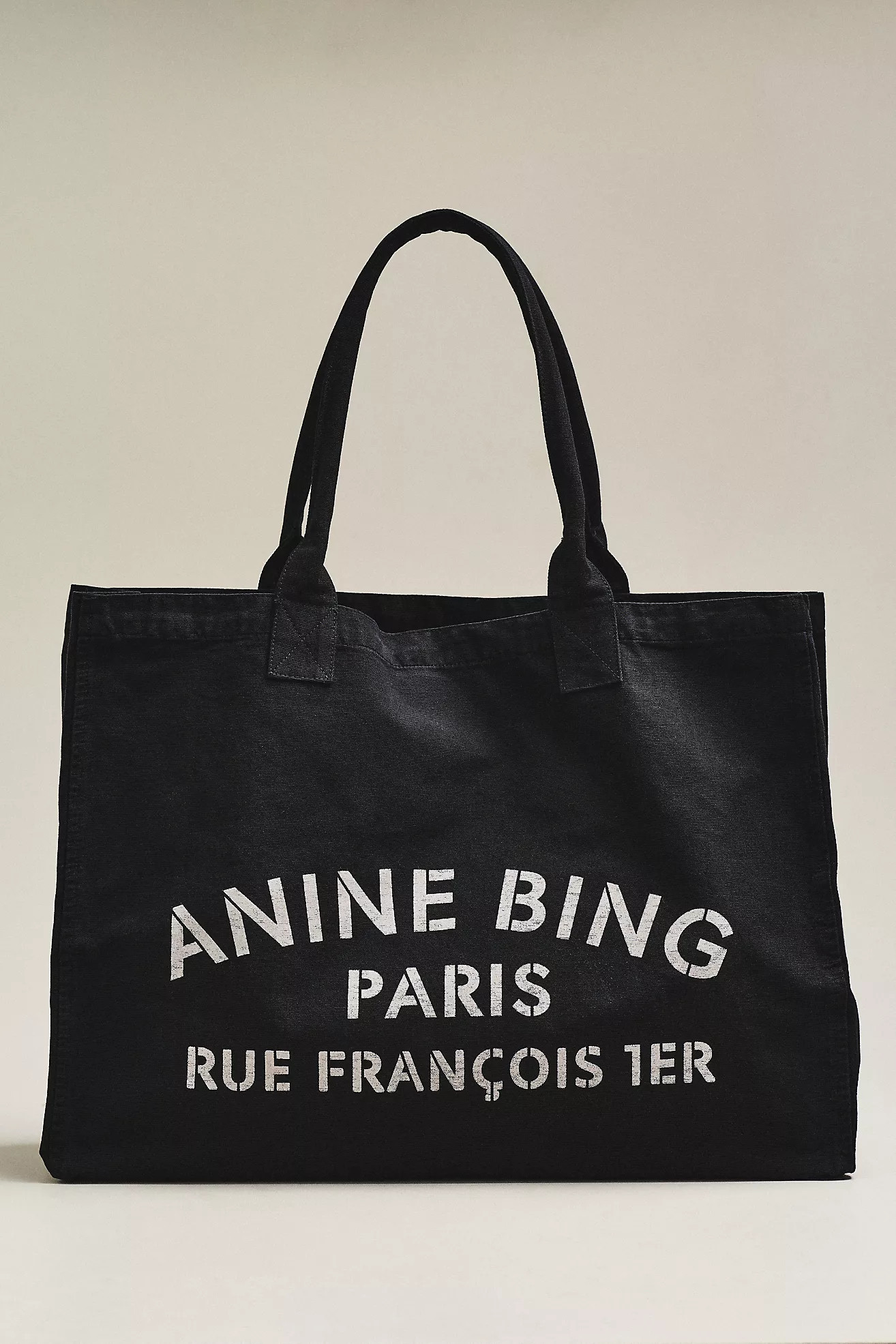Anine Bing Leo Canvas Tote Bag | Anthropologie (US)