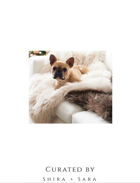 Whether you have cats, dogs, or kids, you need this faux fur sofa blanket stat! It has been the perfect edition to Shira’s bonus room chairs by adding a touch of cushy luxe without breaking the bank. Plus you can toss it in your washing machine on cold (or dry clean) when life inevitably happens! 🍿🍫🍭🧋 Shoppable link in stories and highlights. 👆🏻
xx, Shira + Sara 🤍 
#CuratedByShiraAndSara #HomeFinds

#LTKhome