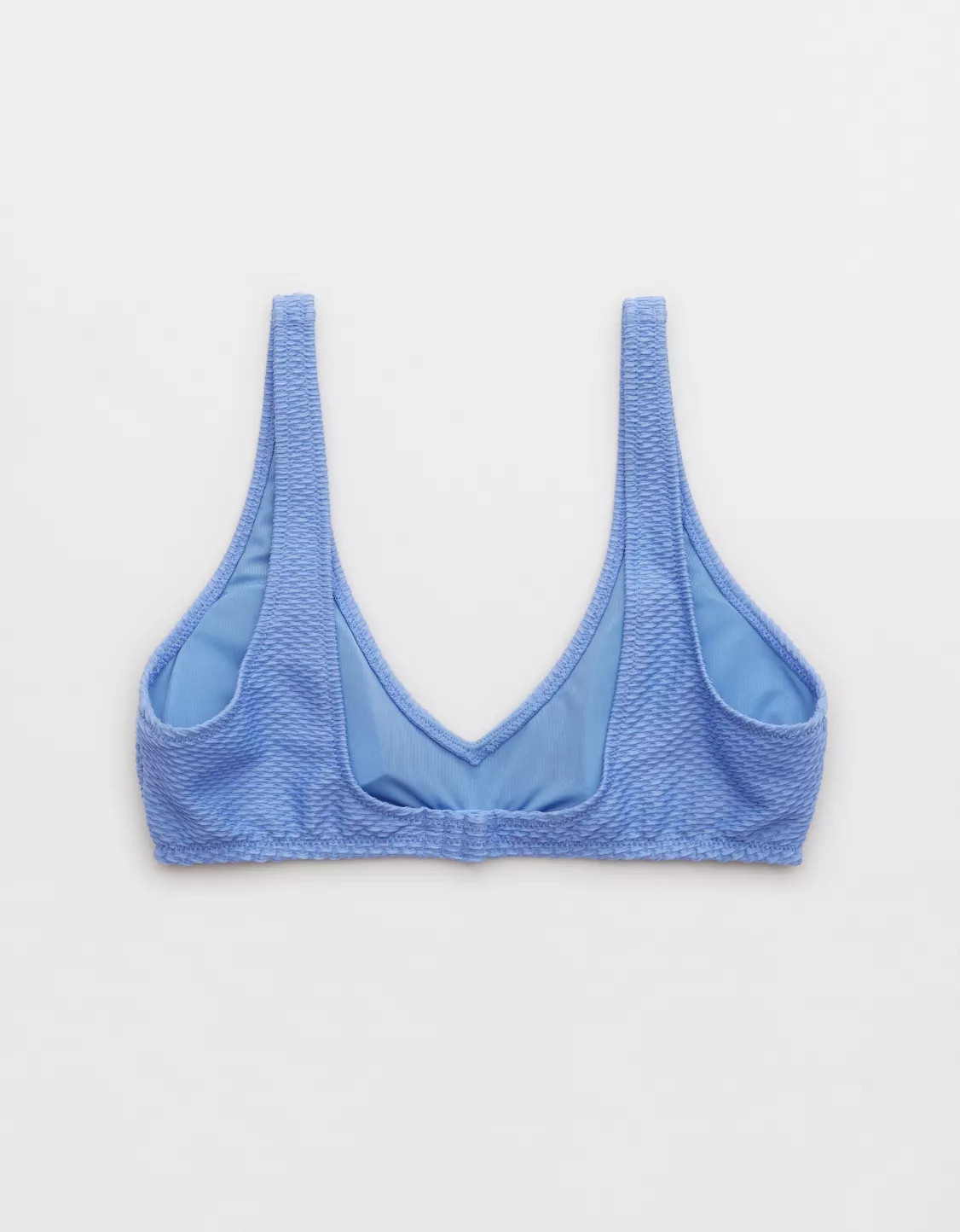 Aerie Jacquard Voop Plunge Bikini Top | Aerie